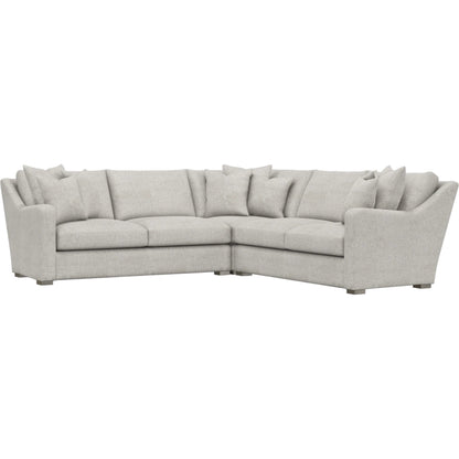 Ventura 3-Piece Fabric Sectional by Bernhardt in wdf, 789 portobello. Made from unique in a unique style.