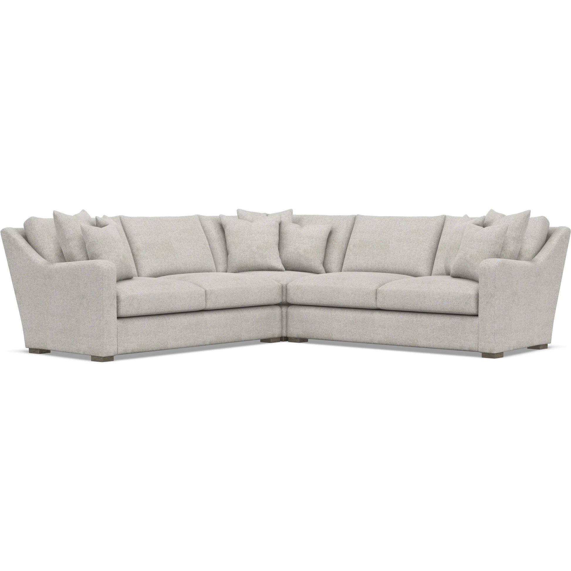 Ventura 3-Piece Fabric Sectional by Bernhardt in wdf, 789 portobello. Made from unique in a unique style.
