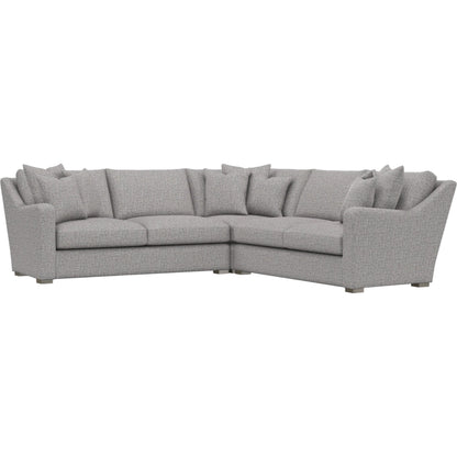 Ventura 3-Piece Fabric Sectional by Bernhardt in wdf, 789 portobello. Made from unique in a unique style.