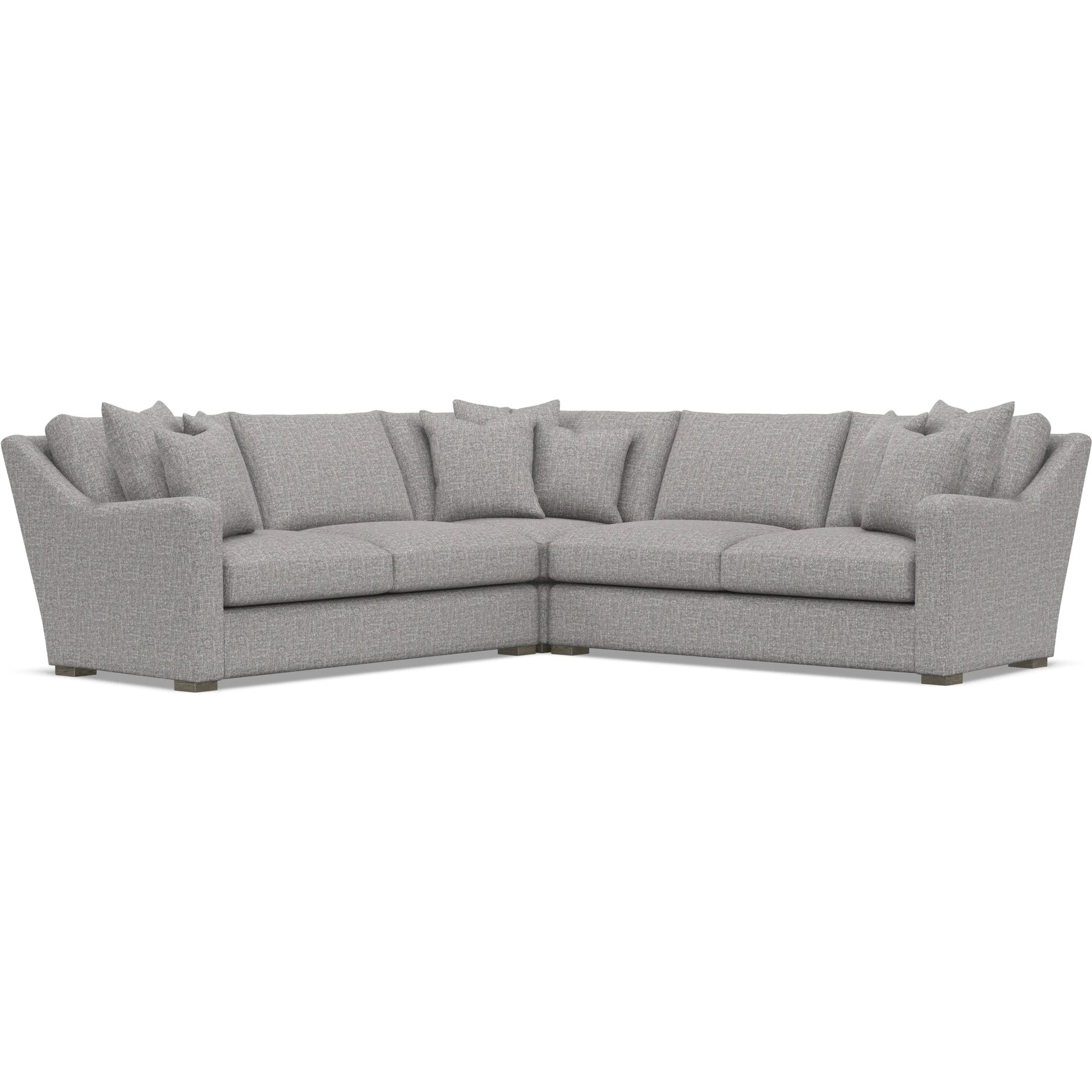 Ventura 3-Piece Fabric Sectional by Bernhardt in wdf, 789 portobello. Made from unique in a unique style.