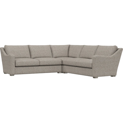 Ventura 3-Piece Fabric Sectional by Bernhardt in wdf, 789 portobello. Made from unique in a unique style.