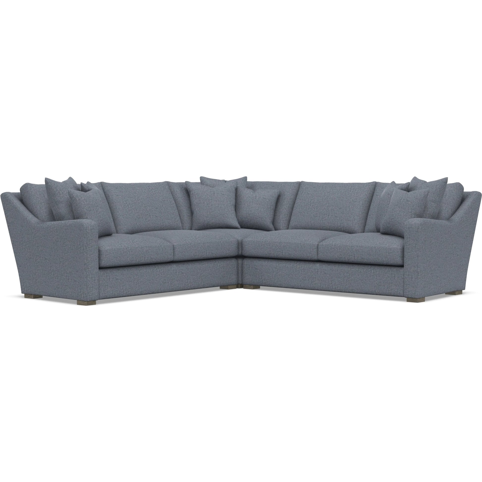 Ventura 3-Piece Fabric Sectional by Bernhardt in wdf, 789 portobello. Made from unique in a unique style.