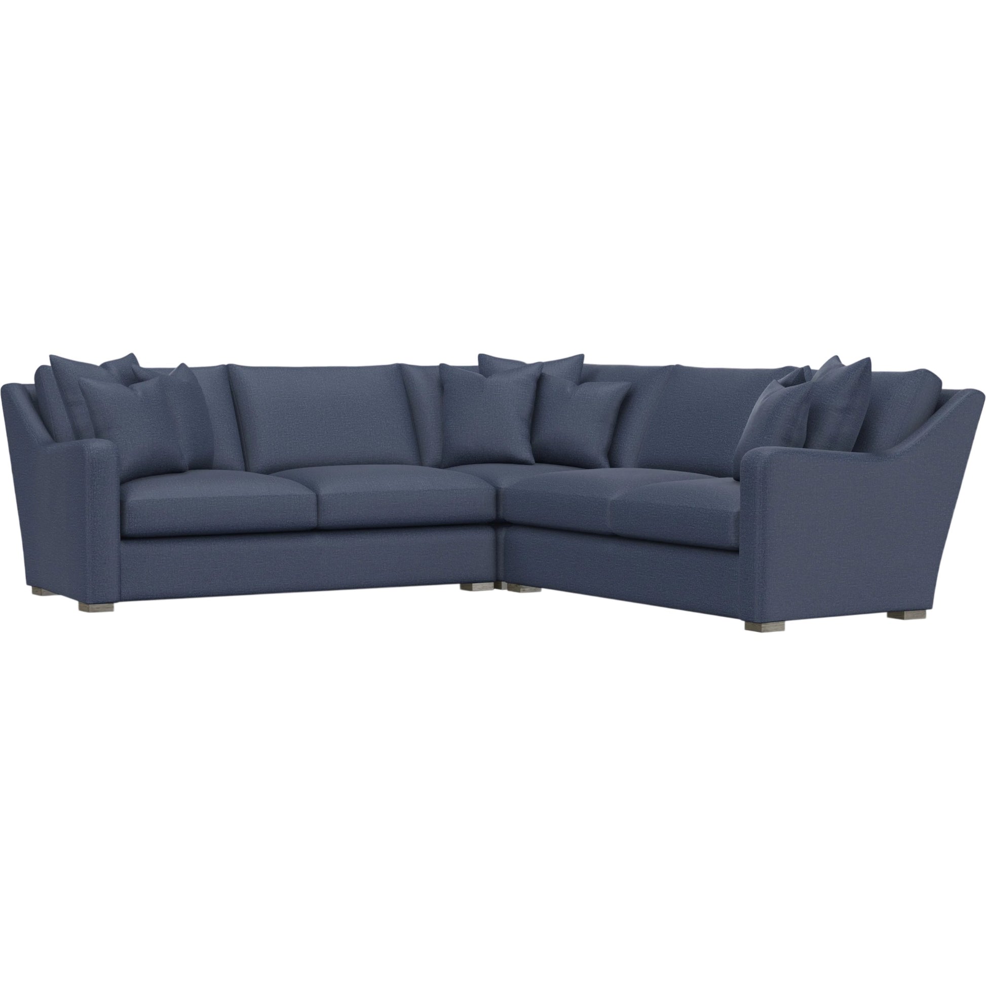 Ventura 3-Piece Fabric Sectional by Bernhardt in wdf, 789 portobello. Made from unique in a unique style.