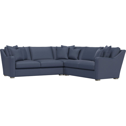 Ventura 3-Piece Fabric Sectional by Bernhardt in wdf, 789 portobello. Made from unique in a unique style.