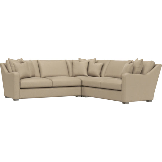Ventura 3-Piece Fabric Sectional by Bernhardt in wdf, 789 portobello. Made from unique in a unique style.
