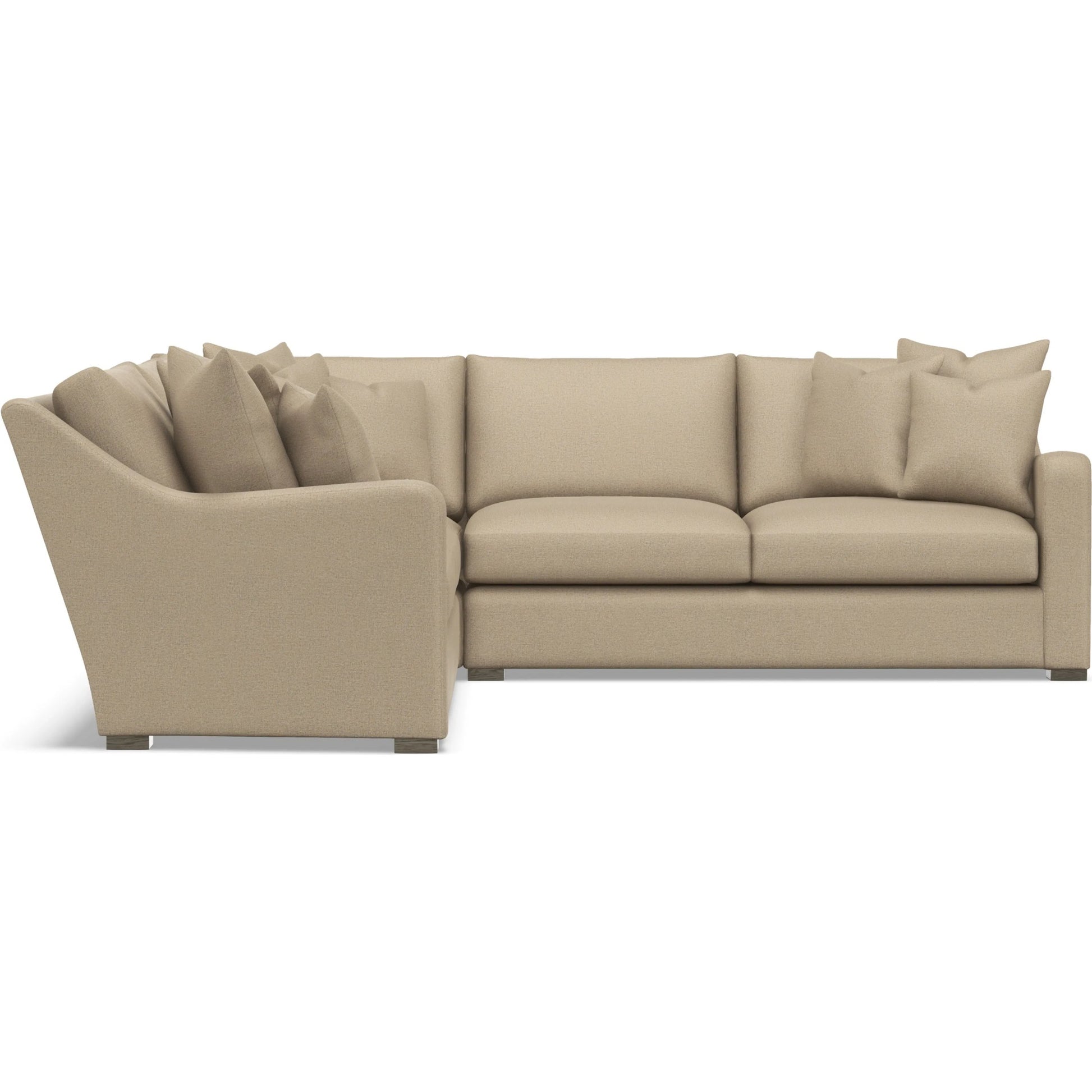 Ventura 3-Piece Fabric Sectional by Bernhardt in wdf, 789 portobello. Made from unique in a unique style.