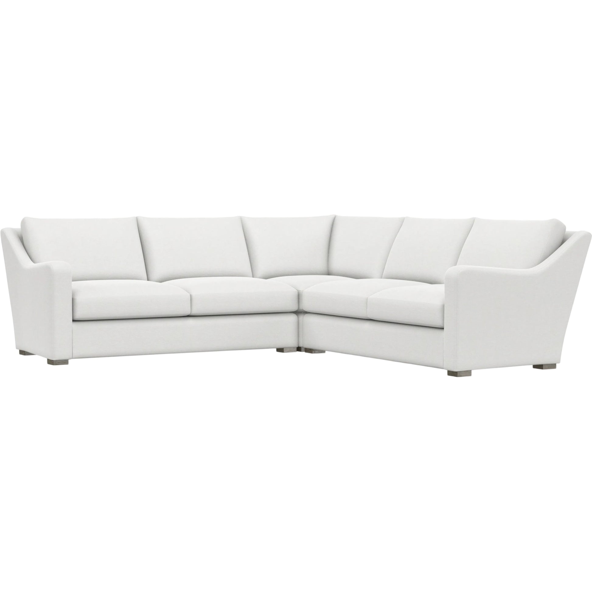 Ventura 3-Piece Fabric Sectional by Bernhardt in wdf, 789 portobello. Made from unique in a unique style.