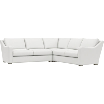 Ventura 3-Piece Fabric Sectional by Bernhardt in wdf, 789 portobello. Made from unique in a unique style.