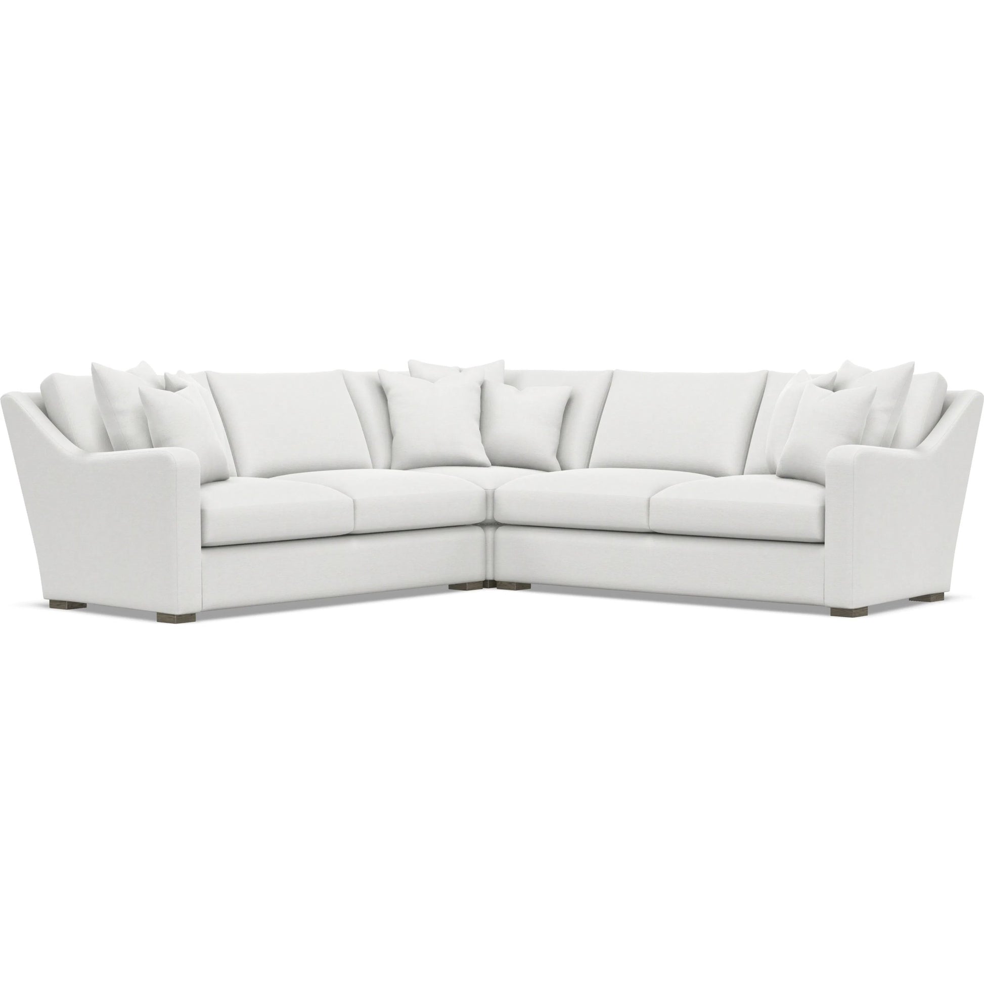 Ventura 3-Piece Fabric Sectional by Bernhardt in wdf, 789 portobello. Made from unique in a unique style.