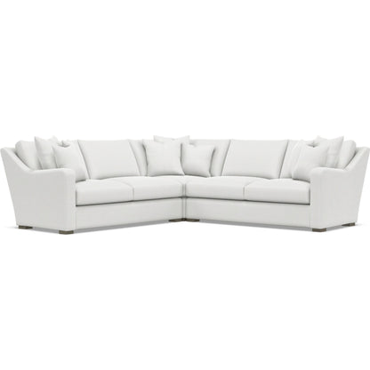 Ventura 3-Piece Fabric Sectional by Bernhardt in wdf, 789 portobello. Made from unique in a unique style.