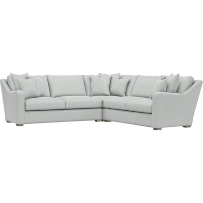 Ventura 3-Piece Fabric Sectional by Bernhardt in wdf, 789 portobello. Made from unique in a unique style.