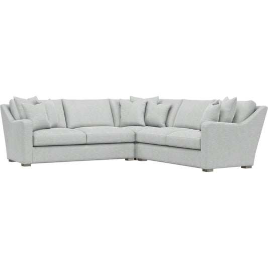 Ventura 3-Piece Fabric Sectional by Bernhardt in wdf, 789 portobello. Made from unique in a unique style.
