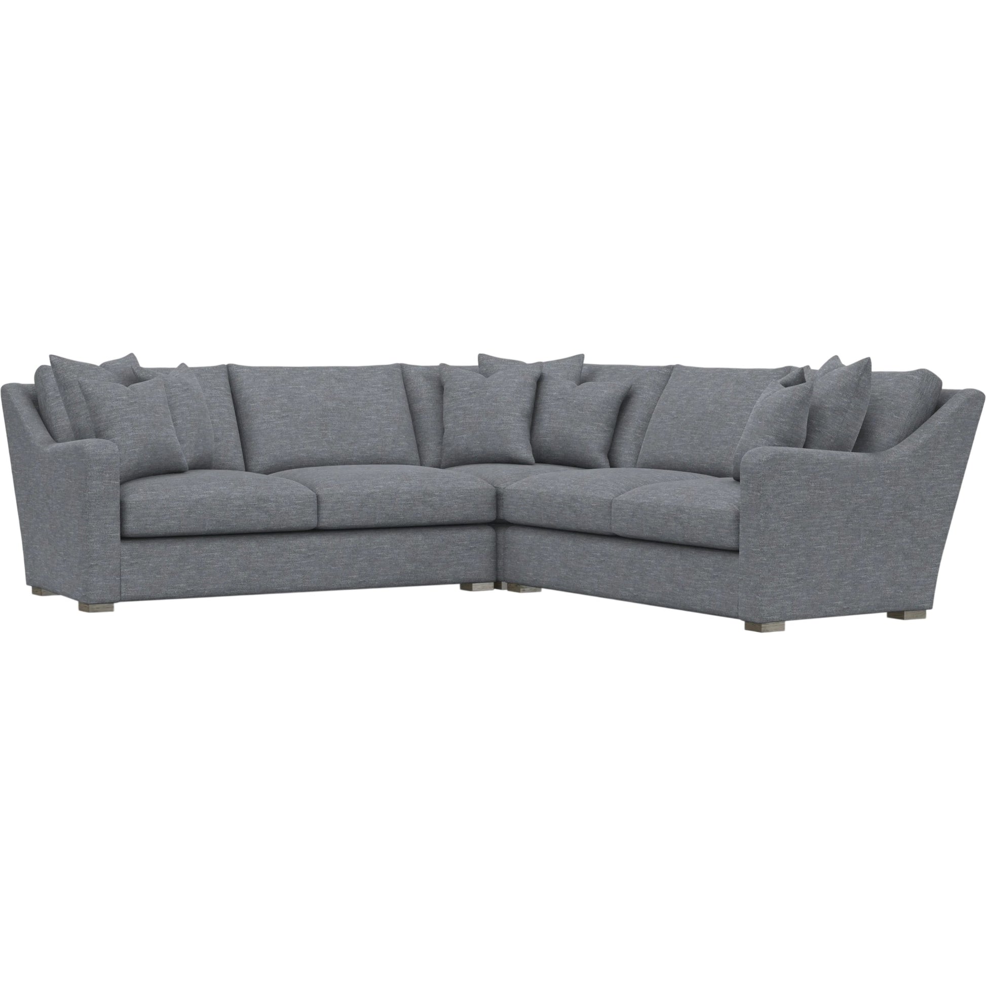 Ventura 3-Piece Fabric Sectional by Bernhardt in wdf, 789 portobello. Made from unique in a unique style.