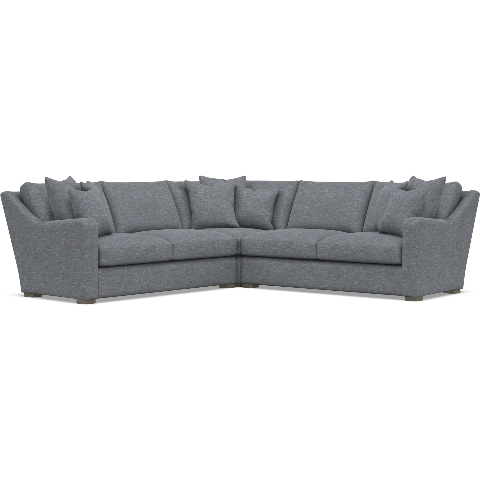 Ventura 3-Piece Fabric Sectional by Bernhardt in wdf, 789 portobello. Made from unique in a unique style.