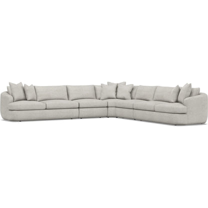 Jules 5-Piece Fabric Sectional by Bernhardt. Made from unique in a unique style.