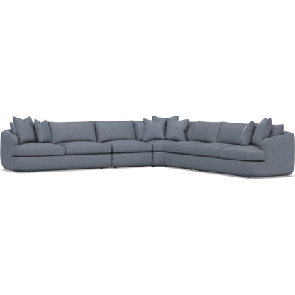 Jules 5-Piece Fabric Sectional by Bernhardt. Made from unique in a unique style.