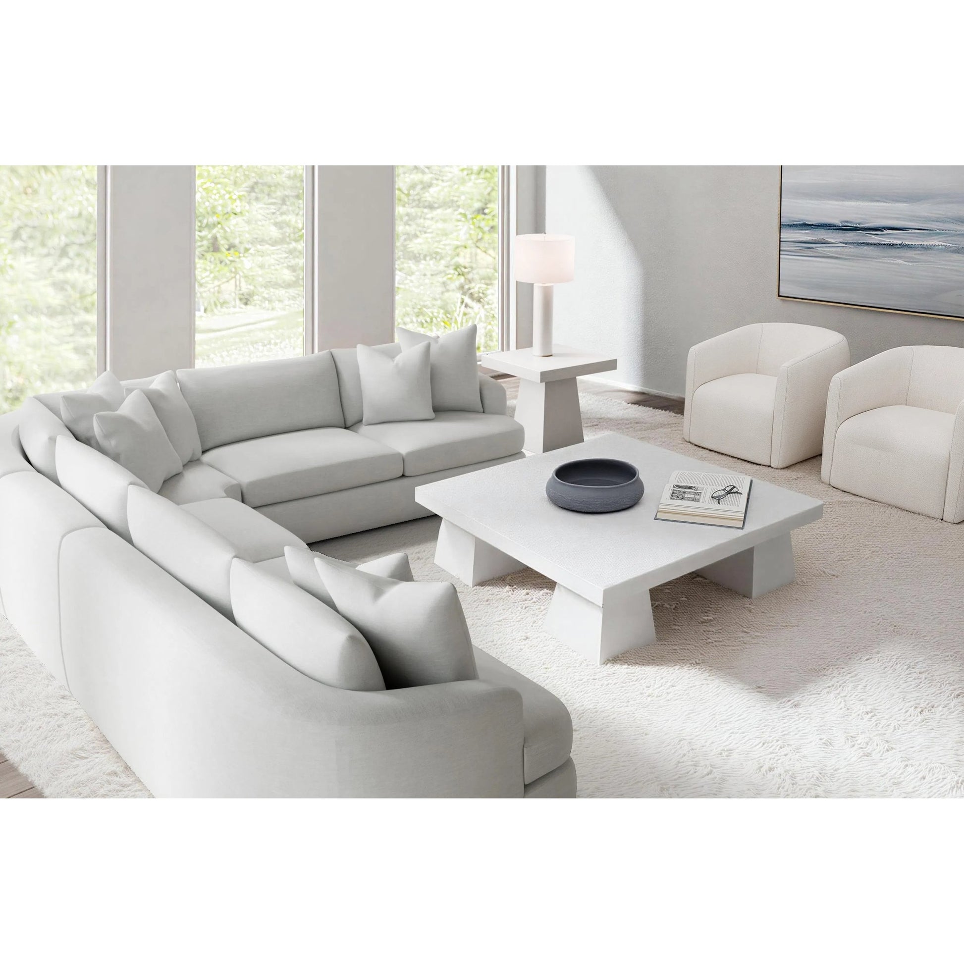 Jules 4-Piece Fabric Sectional by Bernhardt. Made from unique in a unique style.