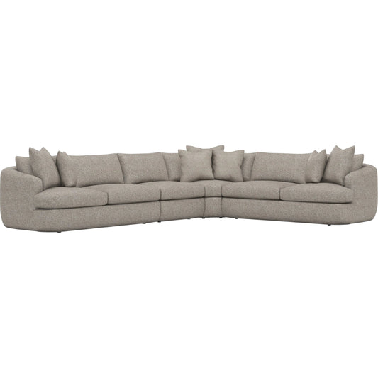 Jules 4-Piece Fabric Sectional by Bernhardt. Made from unique in a unique style.