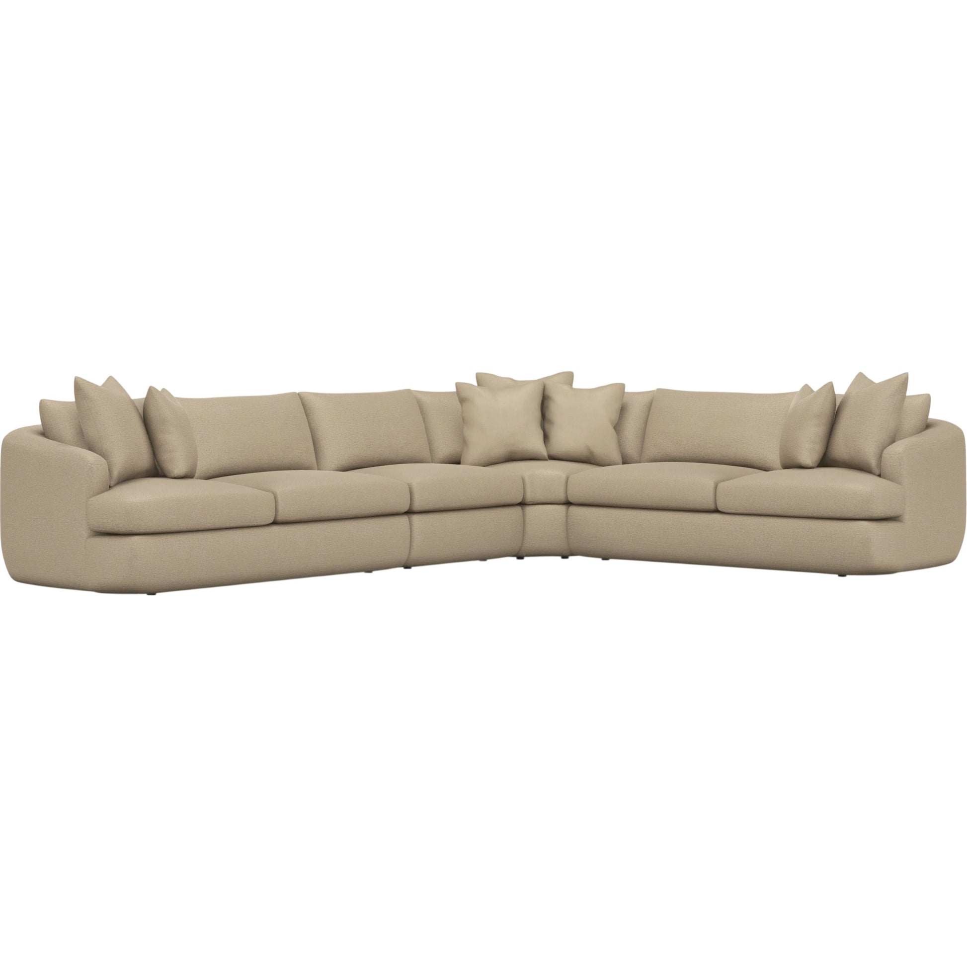 Jules 4-Piece Fabric Sectional by Bernhardt. Made from unique in a unique style.