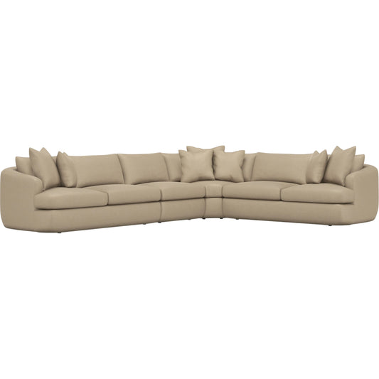 Jules 4-Piece Fabric Sectional by Bernhardt. Made from unique in a unique style.