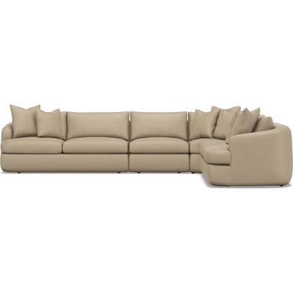 Jules 4-Piece Fabric Sectional by Bernhardt. Made from unique in a unique style.
