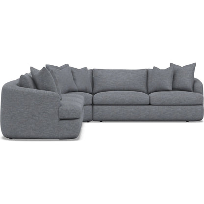 Jules 4-Piece Fabric Sectional by Bernhardt. Made from unique in a unique style.
