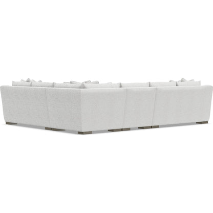 Gabi 4-Piece Fabric Sectional by Bernhardt in wdf, 789 portobello. Made from unique in a unique style.