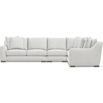 Gabi 4-Piece Fabric Sectional by Bernhardt in wdf, 789 portobello. Made from unique in a unique style.