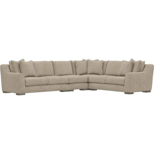 Gabi 4-Piece Fabric Sectional by Bernhardt in wdf, 789 portobello. Made from unique in a unique style.