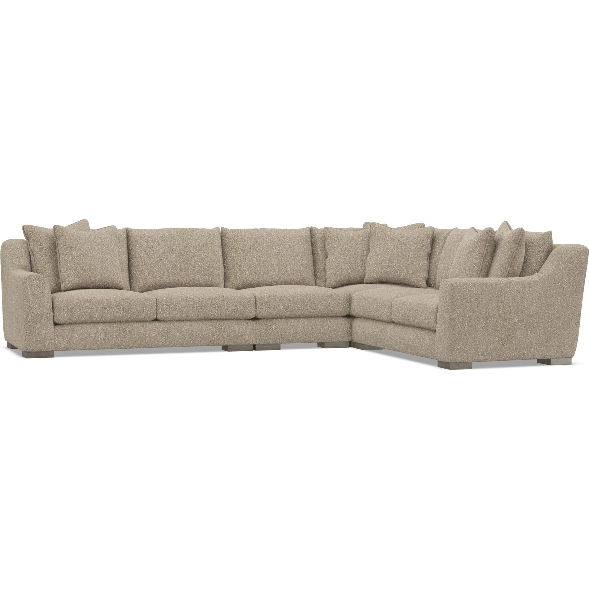 Gabi 4-Piece Fabric Sectional by Bernhardt in wdf, 789 portobello. Made from unique in a unique style.
