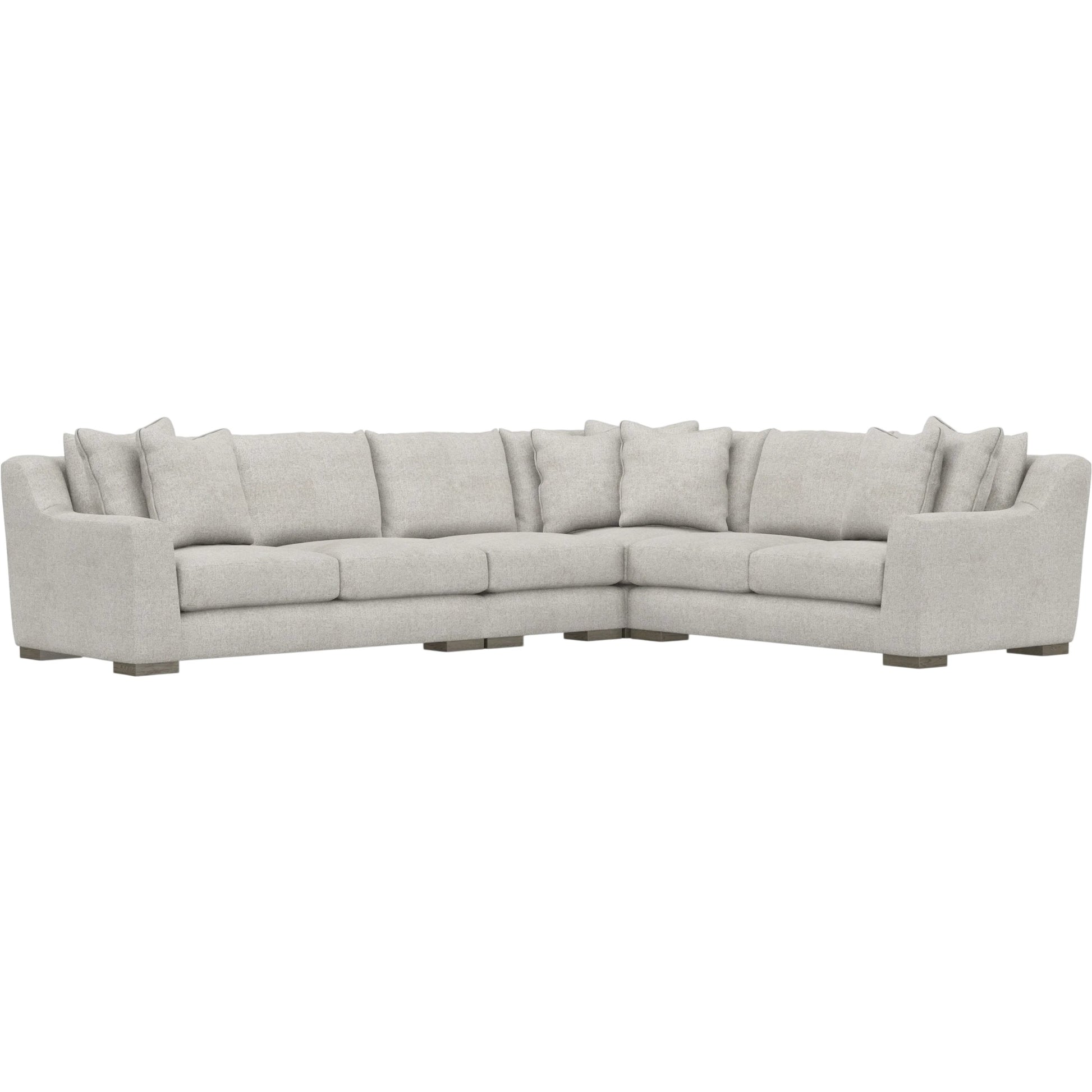 Gabi 4-Piece Fabric Sectional by Bernhardt in wdf, 789 portobello. Made from unique in a unique style.