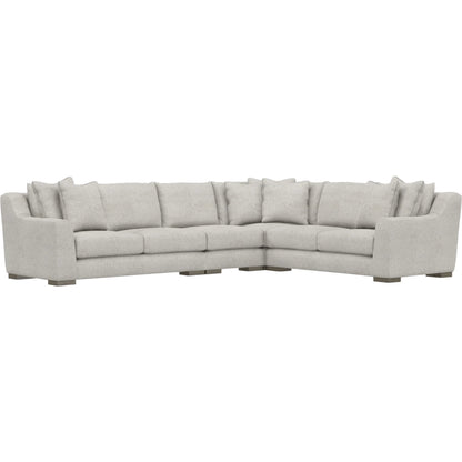 Gabi 4-Piece Fabric Sectional by Bernhardt in wdf, 789 portobello. Made from unique in a unique style.