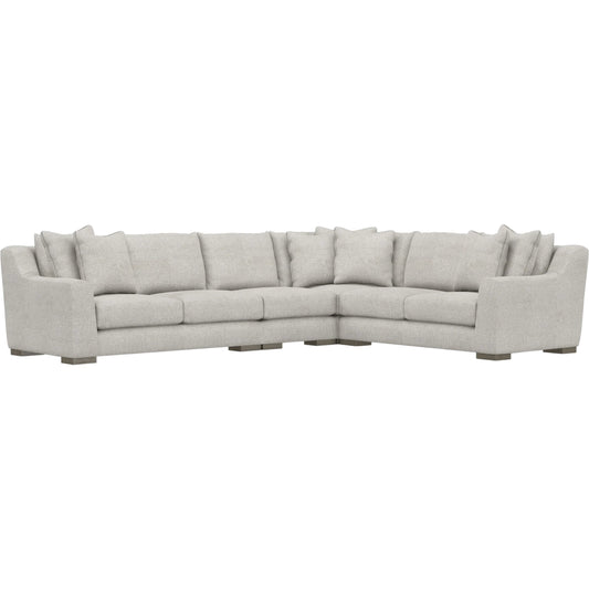 Gabi 4-Piece Fabric Sectional by Bernhardt in wdf, 789 portobello. Made from unique in a unique style.