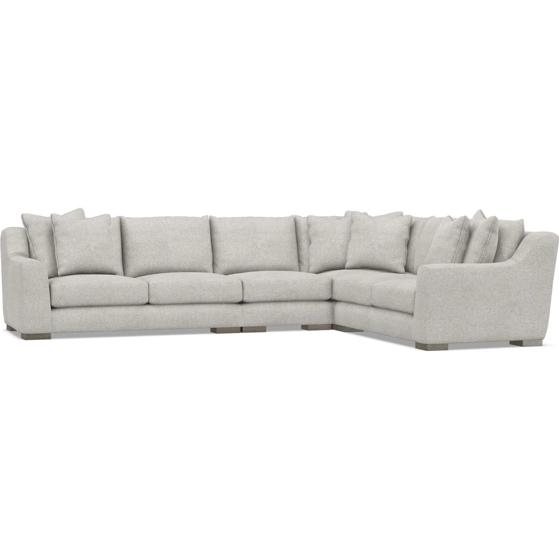 Gabi 4-Piece Fabric Sectional by Bernhardt in wdf, 789 portobello. Made from unique in a unique style.
