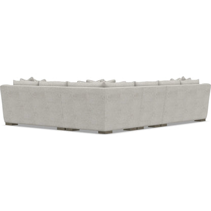 Gabi 4-Piece Fabric Sectional by Bernhardt in wdf, 789 portobello. Made from unique in a unique style.
