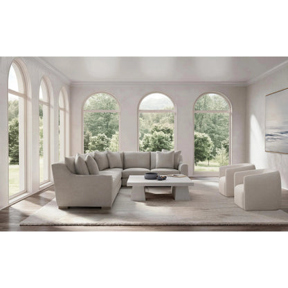 Gabi 4-Piece Fabric Sectional by Bernhardt in wdf, 789 portobello. Made from unique in a unique style.