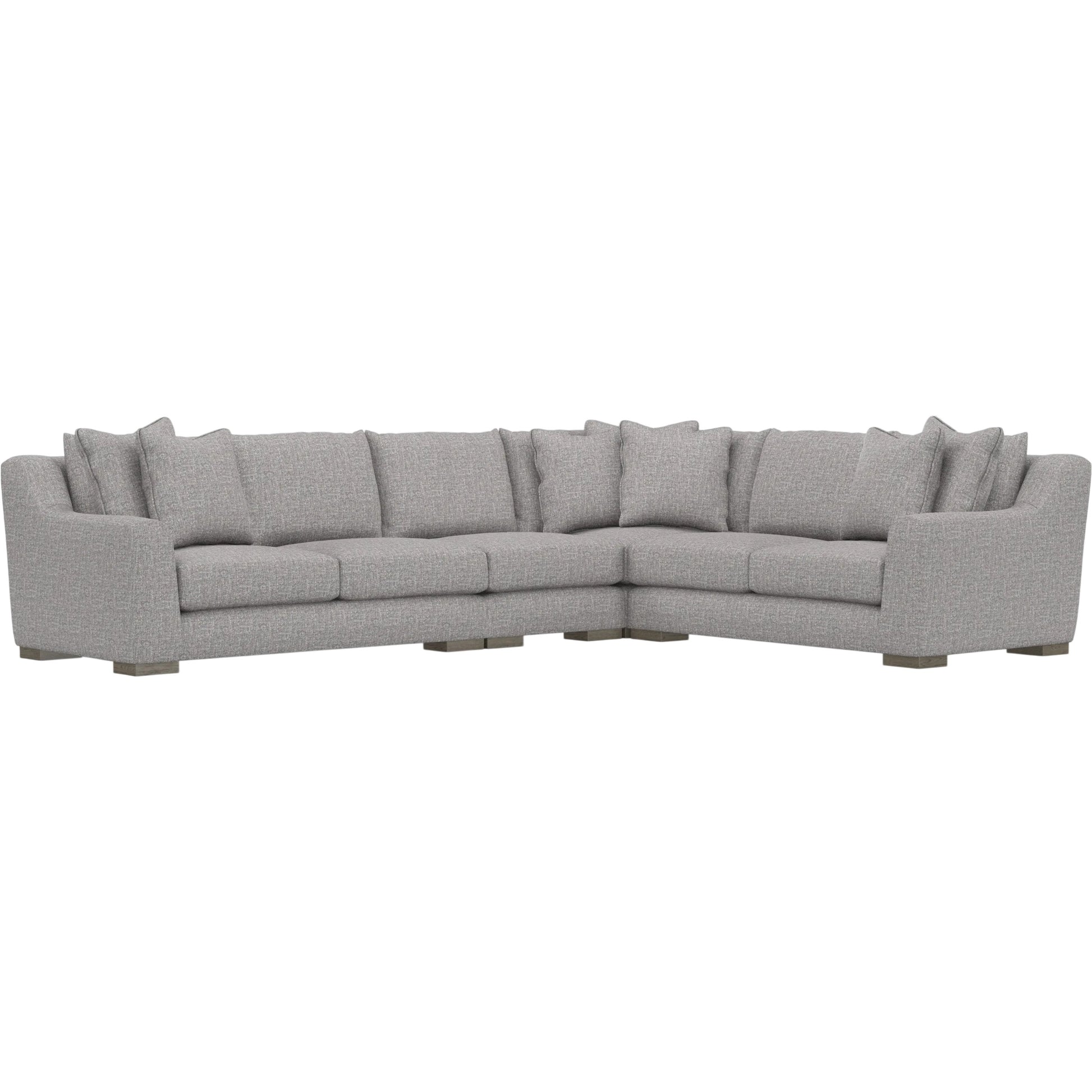 Gabi 4-Piece Fabric Sectional by Bernhardt in wdf, 789 portobello. Made from unique in a unique style.