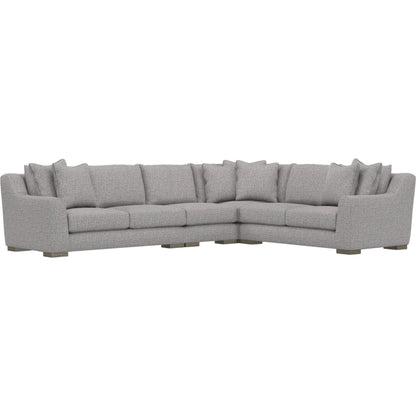 Gabi 4-Piece Fabric Sectional by Bernhardt in wdf, 789 portobello. Made from unique in a unique style.