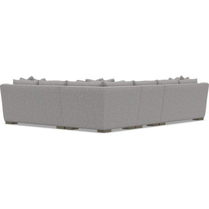 Gabi 4-Piece Fabric Sectional by Bernhardt in wdf, 789 portobello. Made from unique in a unique style.