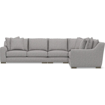 Gabi 4-Piece Fabric Sectional by Bernhardt in wdf, 789 portobello. Made from unique in a unique style.