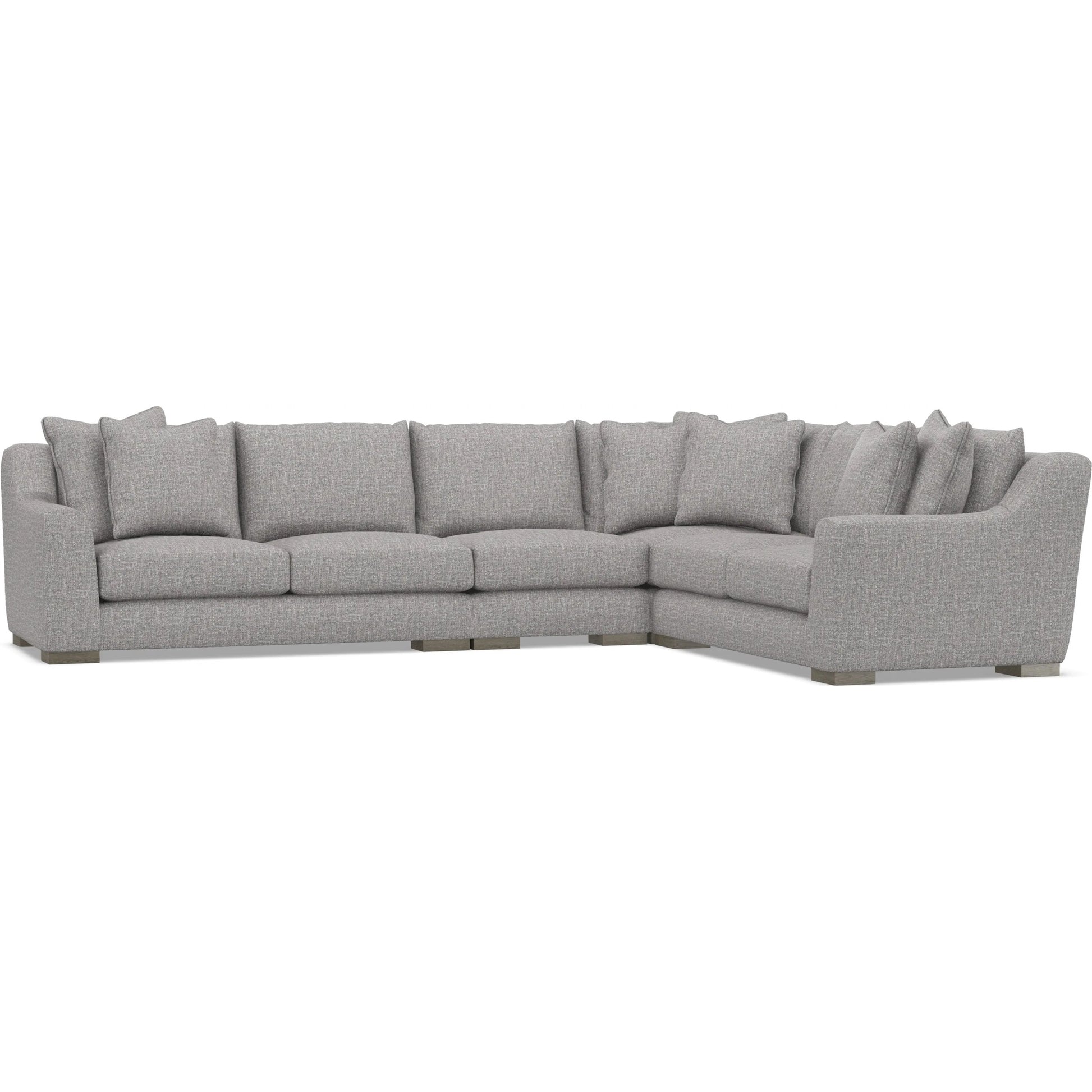 Gabi 4-Piece Fabric Sectional by Bernhardt in wdf, 789 portobello. Made from unique in a unique style.