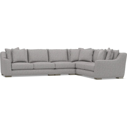 Gabi 4-Piece Fabric Sectional by Bernhardt in wdf, 789 portobello. Made from unique in a unique style.