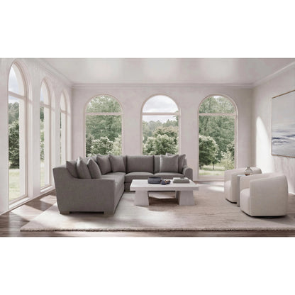 Gabi 4-Piece Fabric Sectional by Bernhardt in wdf, 789 portobello. Made from unique in a unique style.