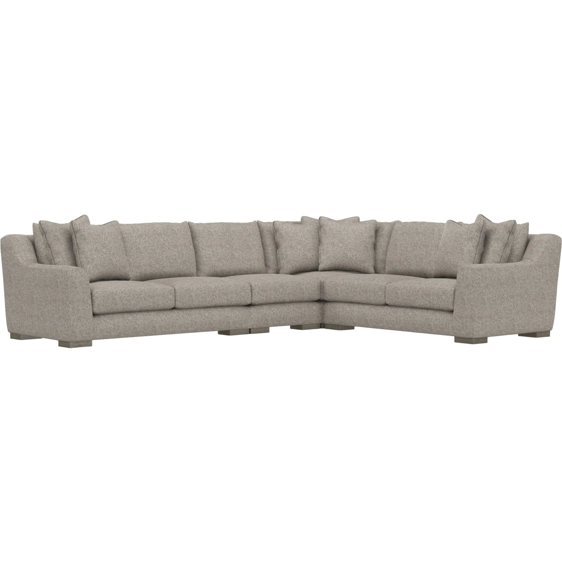 Gabi 4-Piece Fabric Sectional by Bernhardt in wdf, 789 portobello. Made from unique in a unique style.