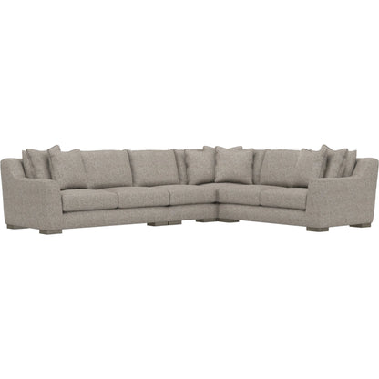 Gabi 4-Piece Fabric Sectional by Bernhardt in wdf, 789 portobello. Made from unique in a unique style.