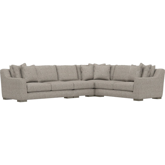 Gabi 4-Piece Fabric Sectional by Bernhardt in wdf, 789 portobello. Made from unique in a unique style.