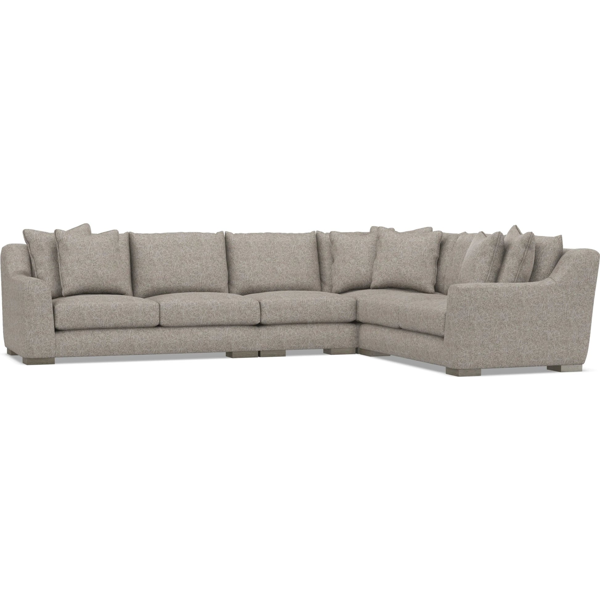 Gabi 4-Piece Fabric Sectional by Bernhardt in wdf, 789 portobello. Made from unique in a unique style.