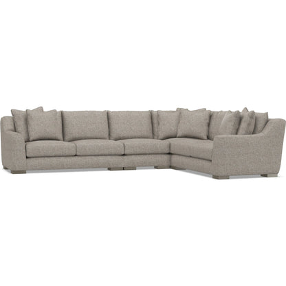 Gabi 4-Piece Fabric Sectional by Bernhardt in wdf, 789 portobello. Made from unique in a unique style.
