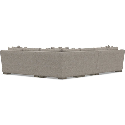 Gabi 4-Piece Fabric Sectional by Bernhardt in wdf, 789 portobello. Made from unique in a unique style.