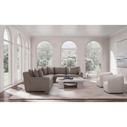 Gabi 4-Piece Fabric Sectional by Bernhardt in wdf, 789 portobello. Made from unique in a unique style.